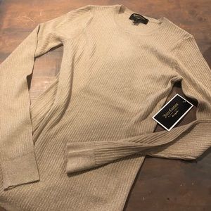 Juicy Couture .... dusted gold sweater NWT